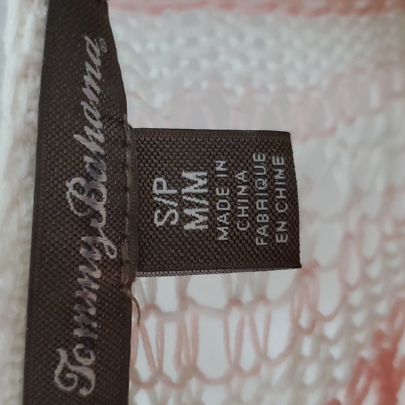 Tommy Bahama fringe sleeve sweater - Picture 3 of 4